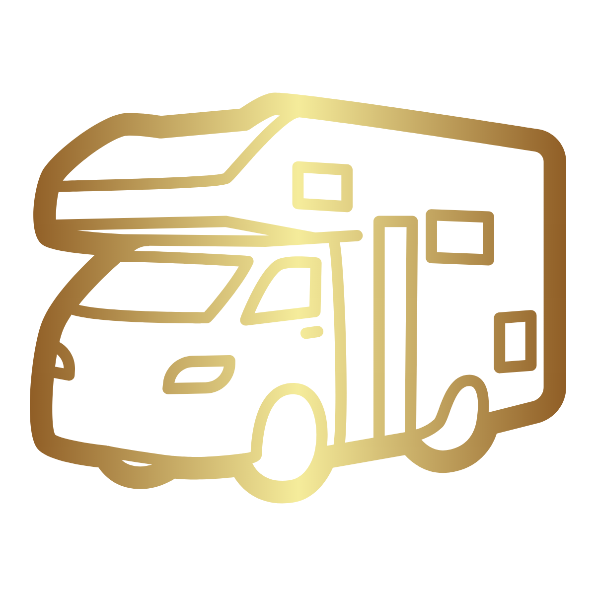 Das goldene Wohnmobil – Flohkiste Regener